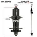 HASSNS PRO7 MTB Hub 32 36 Holes Bearing Bike Freehub Rear Hub Quick Release 32H 36H Four Palin 7 8 9 10 11 12 Speed 6 Pawl Hubs. 
