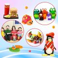 Creative Art and Craft Air Dry Super Clay with Carving Molding Tools Kit for Girls and Boys (12 Pcs and 6pcs) Colours Colors Air Dry Clay. Super Light DIY Clay for Model Air Dry Clay Fun Toy, Creative Art DIY Crafts, Gift for Kids.
