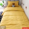 Experience our New Comforthouse Solid color Luxury Single Comforter Set for Student Dormitory. 