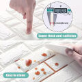 3d brick wall sticker 70 cm * 77 cm/ 28.56in * 30.31in, about 0.54 square meters per piece - wall sticker.
