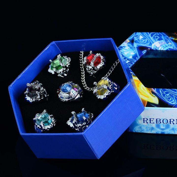 %E2%9C%BF7Pcs/Set%20Katekyo%20Hitman%20Reborn%20Vongola%20Alloy%20Rings%20Anime%20Cosplay%20Fashion%20Jewelry%20-%20Image%206