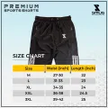 SMUG Premium Sports Three-Quarter- Soft and Comfortable-Black. 