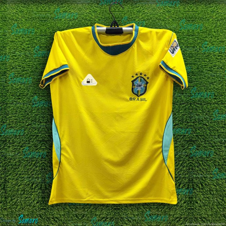 Brazil World Cup Jersey 2026 Thai Premium Football Jersey For Men - Half Sleeve World Cup t shirt - Brazil Jersey 2026