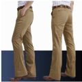 Fall Slim Fit White Bootleg Pants Men's Business Casual Big Leg Suit Pants Fashionable All-Match Non-Ironing Wide Leg Suit Pants.