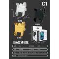 Aluminum Adjustable 360 Degree Rotating Mobile Stand Phone Mount for Bicycle Metal Bike Mobile Holder For Mobile Phones Bracket Motorcycle Bicycle Takeaway rider.