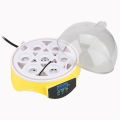 YZ9-7 Mini 7 Egg Incubator Poultry Incubator Brooder Digital Temperature Hatchery Egg Incubator Hatcher Chicken Duck Bird Pigeon equivalent W1209 XM-18 XH-M452 XY-TR01.