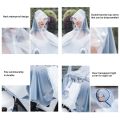 Transparent Bicycle Motorcycle Raincoat Windproof Chubasquero Moto Rain Poncho Impermeable Clear Raincoat Single Double Raingear.