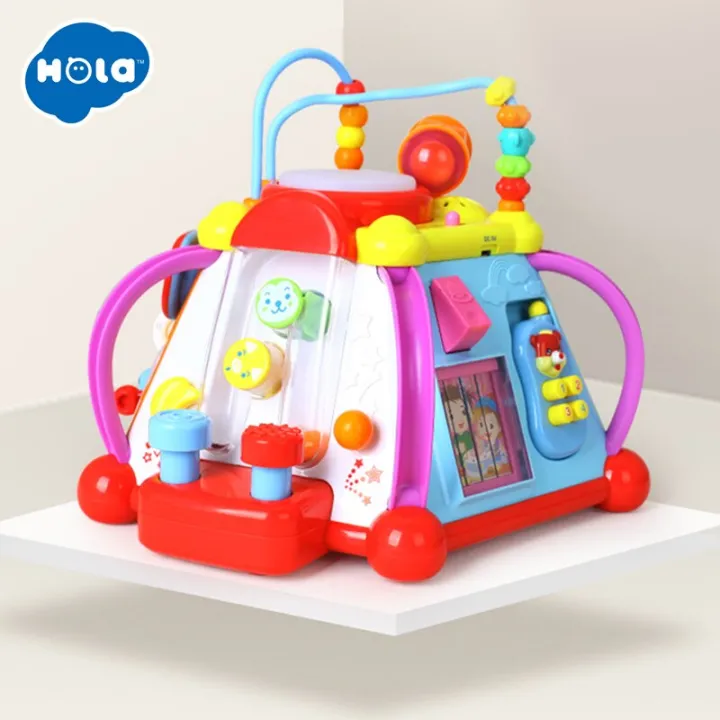 HOLA%20Baby%20Musical%20Activity%20Pyramid%20Toy%20Cube%20Play%20Center%20with%2015%20Functions%20&%20Learning%20Skills%20Educational%20Toys%20for%20kids%20gifts%20-%20Image%205