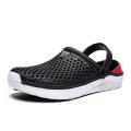 Men's Sandals Women Summer Beach Couple Slippers Slip-on Clogs Shoes Flat Slides Hollow Out Casual Shoes Sandy Ventilated Basic. 