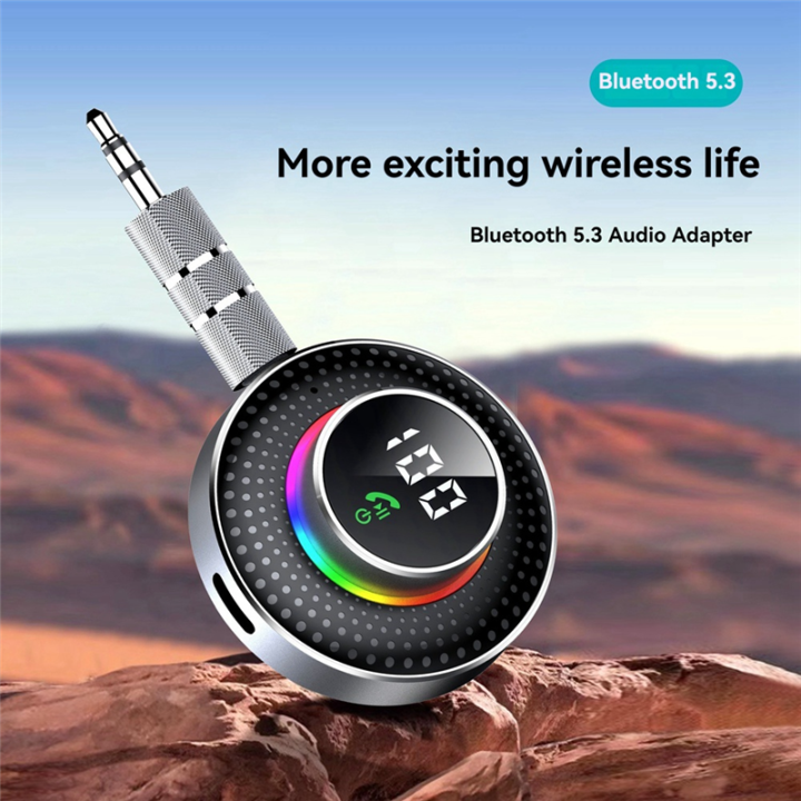 Bluetooth%205.3%20Receiver%20for%20Car%20Cancelling%20Bluetooth%20AUX%20Adapter,%20Bluetooth%20Music%20Receiver%20for%20Home%20Stereo/Wired%20Headphon%20-%20Image%204