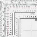LCK51 for Camping MP-5 Topographical for Technical Land Navigation Protractor Coordinate Scale Protractor Map Protractor Measuring Ruler.