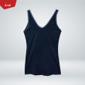 Women's V-Neck Sleeveless Cotton Vest Tank Top From Levin. 