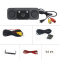 Driving Cyclic Recorder car Vehicle Camera 3 in 1 Car Rear View Reverse Parking Sensor Detector Buzzer Alarm Car Dash Camera. 