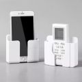 Universal Wall Mount Charger Phone Holder Stand Remote Control Hanger Base Support Hook Hanging Storage Box Rack Home Organizer. 