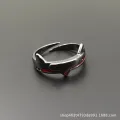 New Anime NEON GENESIS EVANGELION EVA Ayanami Rei Asuka figure Open Couple ring Male and Female ring Cosplay props Gifts. 