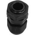 PG7 Black Nylon Waterproof Strain Relief,Cord Grip,Cable Gland 3.5-6 mm 50pcs -  black. 
