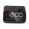 Snooze LED Digital Alarm Clock Clock Temperature  Calendar Calendar FM  Temperature FM  for LED Digital Alarm Clock  Calendar Temperature FM  Bedside Snooze Clock. 
