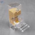 Automatic Bird Feeder Hanging Parrot Feeder for Cockatiel Small Medium Birds.