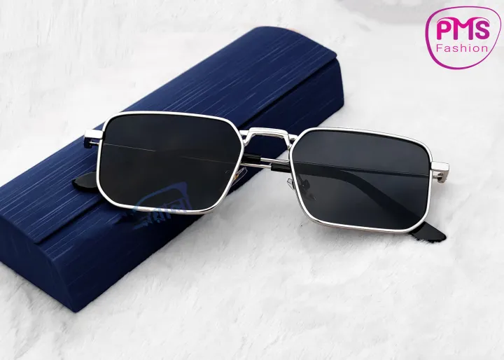 Metallic%20Body%20Square%20Sunglasses%20for%20Men%20-%20Image%205