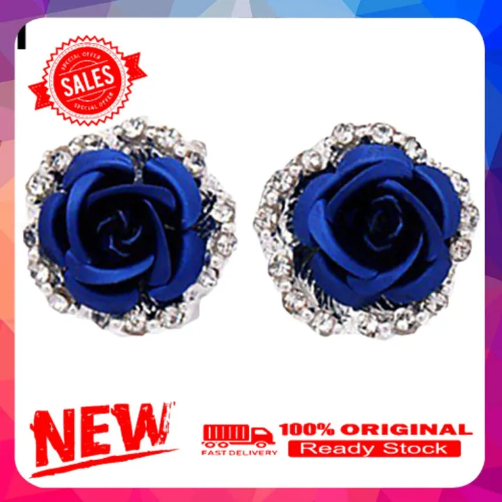 %E3%80%90TrendyTraverse%E3%80%91New%20Elegant%20Flower%20Rhinetone%20Ear%20tud%20Earring%20Piercing%20Jewelry%20-%20Image%202