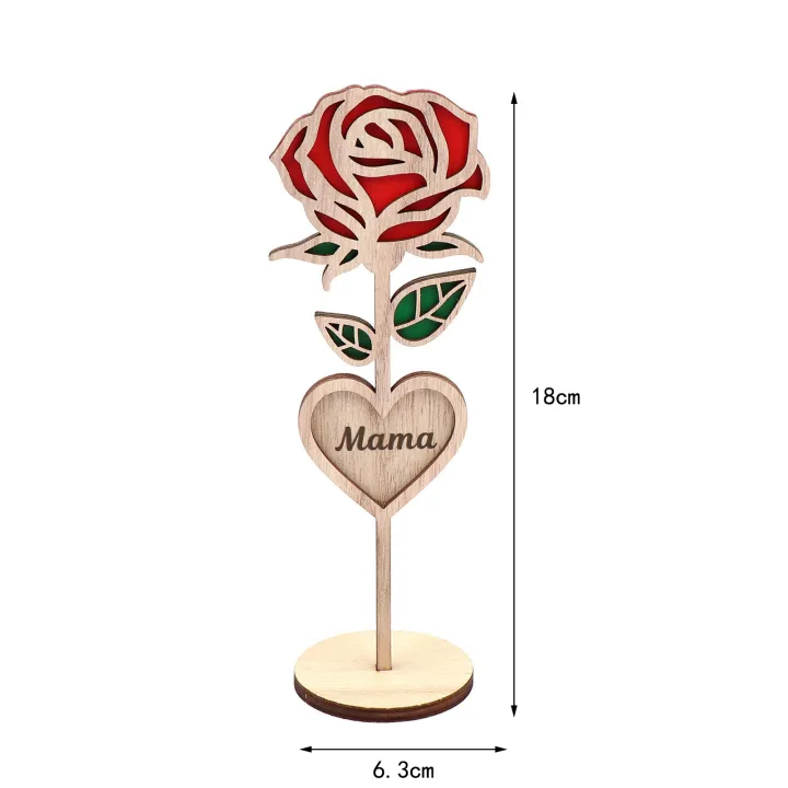 Rose%20Table%20Decoration%20Handcrafted%20Wooden%20Rose%20Flower%20Decoration%20Perfect%20Mother's%20Day%20Gift%20for%20Rustic%20Rose%20Decor%20-%20Image%203