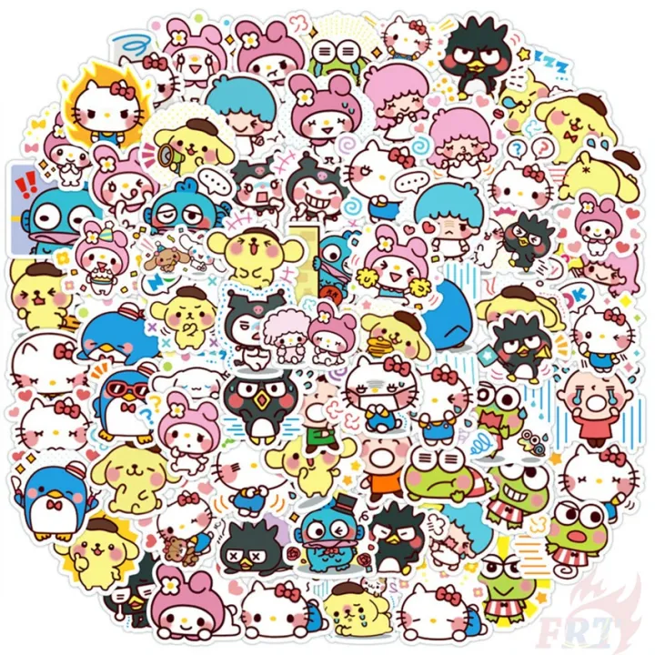 80Pcs/Set%20%E2%9D%89%20Sanrio%20Family%20Series%2001%20Funny%20Emoji%20Mini%20Stickers%20%E2%9D%89%20DIY%20Fashion%20Mixed%20Waterproof%20Doodle%20Decals%20Stickers%20-%20Image%203