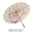 Chinese Style Umbrella Photography Umbrella Decorative Oil Paper Umbrella Bamboo Dance Craft Decorative Flower Umbrella.