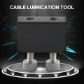 SRIWEN Motorcycle Aluminium Cable Lube Tool Cable Lubrication Wire Oiler Motorbike Brake Line Cable Refueling Lubrication（Black）. 