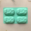 Soap Mold 4 DIY Decoration Silicone 3D Mooncake Mold. 