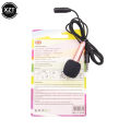 Microfono Stereo portatile da 3.5mm microfono KTV Karaoke Mic per Smart Phone Laptop PC portatile microfono Audio portatile.