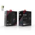 JEDEL GH558 Ear RGB gaming Wired Headphone with ANC Microphone.