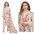 Georgette Embroidery New Stylish Semi Stitched Party Shalwer Kameez 4 pcs for Women. 