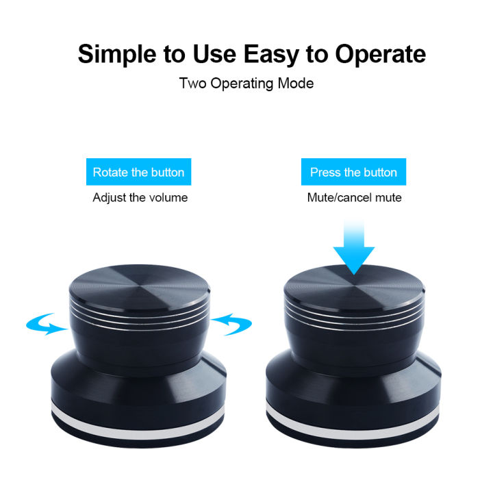 AIMOS%20USB%20Audio%20Volume%20Controller%20Knob,%20Volume%20Adjuster%20Rotary%20Computer%20Speaker%20Volume%20Control%20Switch%20For%20Win7/8/10/XP/Mac/Vista%20Android%20(Black)%20-%20Image%203