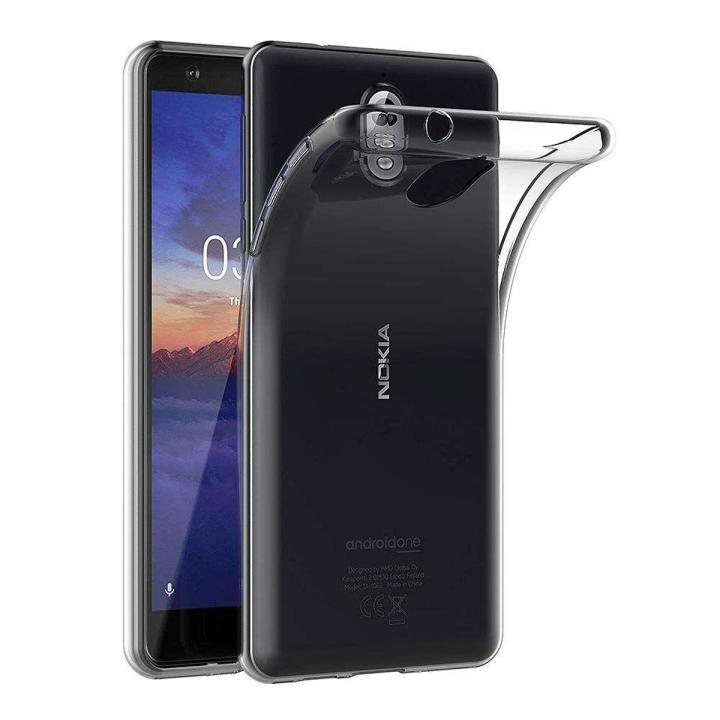 For Nokia 3.1 Ultra Slim Transparent Clear Soft TPU Case Cover