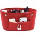 EverToner Purse Organizer Bag Organizer For Tote and Handbag Shaper Felt Insert Bag Purse Organizer Cosmetic.
