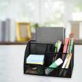 Multifunction Pen Holder 6 Slots with Drawer Pen Pencil Desk Organizer for Home School Storage. 