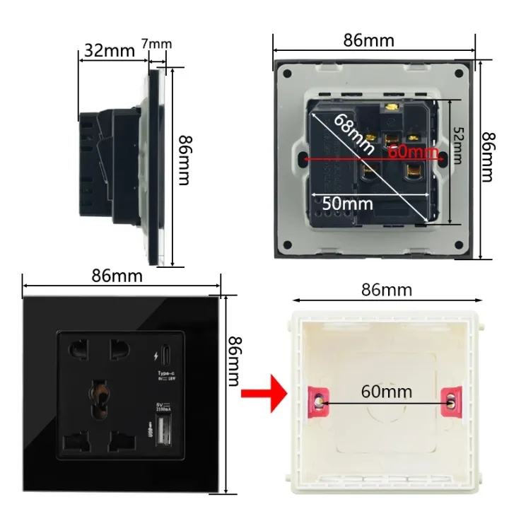 Wall%20Socket%205%20Pin%20With%20Type-C%20%20and%20USB%20Charging%20Universal%20Power%20Socket%20%20Electrical%20Outlet%20-%20Image%207