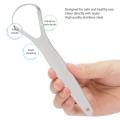 Durable Stainless Steel Tongue Scraper Double-sided Metal Oral Care Hygiene Cleaner Brush Reusable Mouth Cleaning Tool for Adults and Kids Fresher Breath Tongue Cleaner.