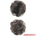 【Exclusive Offer】 Fluffy Hair Messy Curly Hair Bun Wavy Hair Piece Updo Synthetic Chignon Natural Hair Extensions Claw Clip Bun Women.