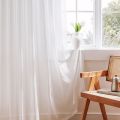 Pure White Shiny Silver Wire Stripe Tulle Curtains for Living Room Modern Simple Window Screen Bedroom Voile Blinds for windows.