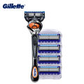 【iLoveyouso Store】Gillette Fusion 5 Proglide Razor Handle Manual Shaving Shaver Men's Face Hair Removal Razor Blade Refills. 