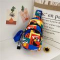 Children's Messenger Bag Boys Fashion Shoulder Bag Children's All-Match Lightweight Backpack Primary School Students Travel Ins Chest Bag. 