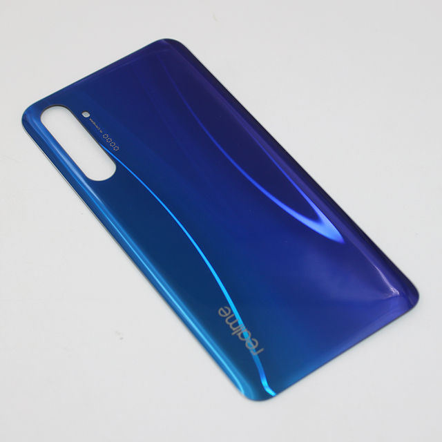 Realme X2 High Quality Tempered Glass Back Battery Cover Rear Housing Replacement Panel Case