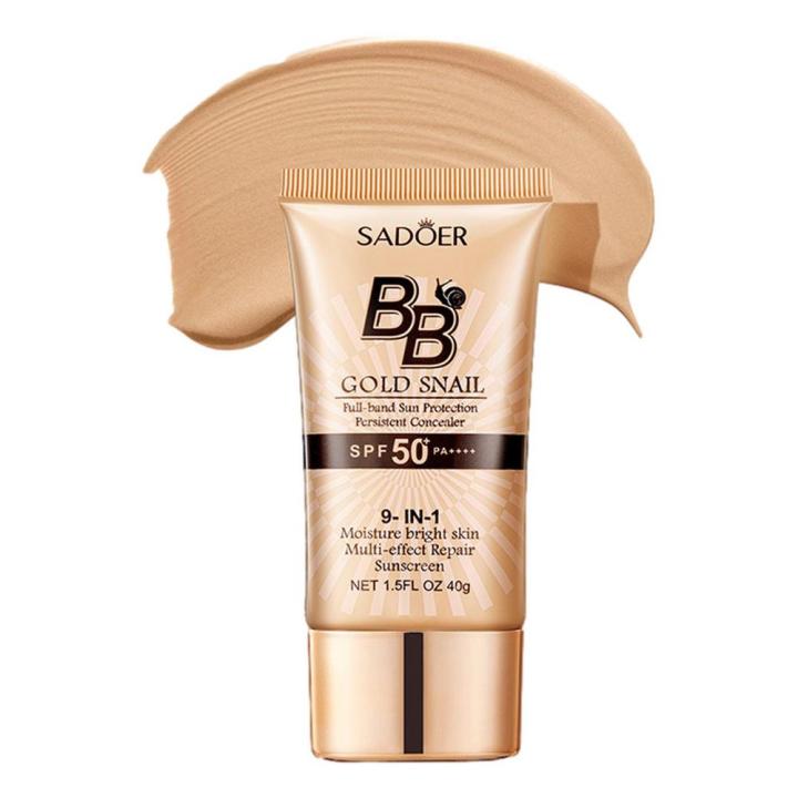 Honoria%20Honoeie%2040g%20Gold%20Snail%20Sunscreen%20Cream%20Protector%20Facial%20Sun%20Block%20SPF%2050%20BB%20Cream%20Isolation%20Lotion%20Concealer%20Facial%20Moisturizer%20-%20Image%207