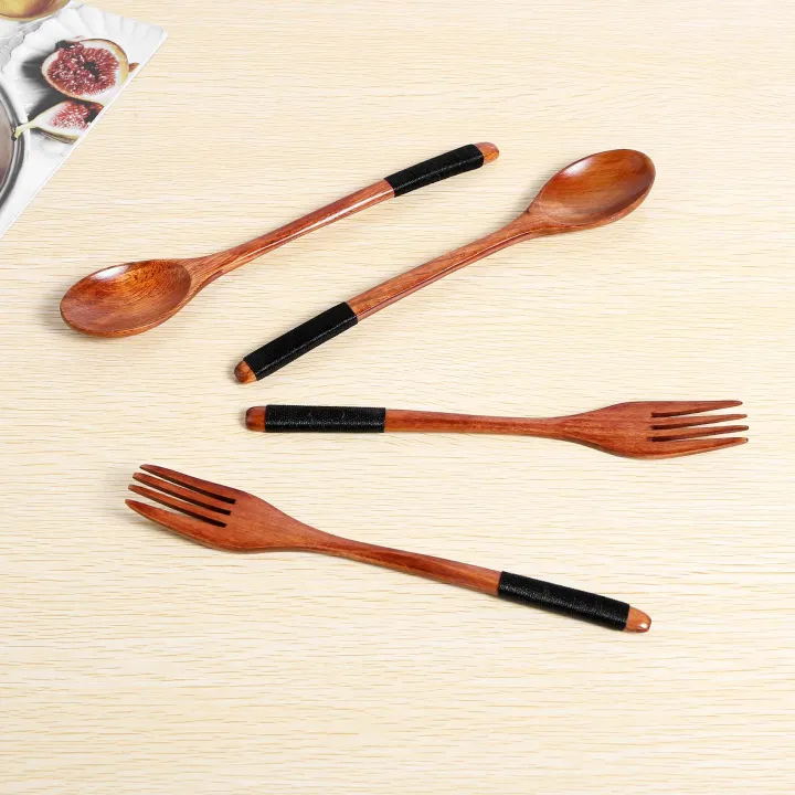 Wooden%20Spoons%20Forks%20Set%20Japanese%20Style%20Wooden%20Utensils%20Set%20for%20Eating%20Wood%20Flatware%20Set%20Reusable%20(Black%20Cords,10%20Pieces)%20-%20Image%203