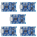 TP4056 Lithium Battery Charging Module (Type C USB Input) with Dual Protection. 