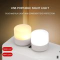 10Pcs Portable USB Mini Night Light LED Eye Protection Reading Light Computer Mobile Power Charging Portable USB Table LampWarm White Mini LED Plug Light.