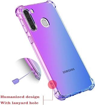 For Samsung Galaxy A21 tpu Premium Silicone Case Crystal Clear