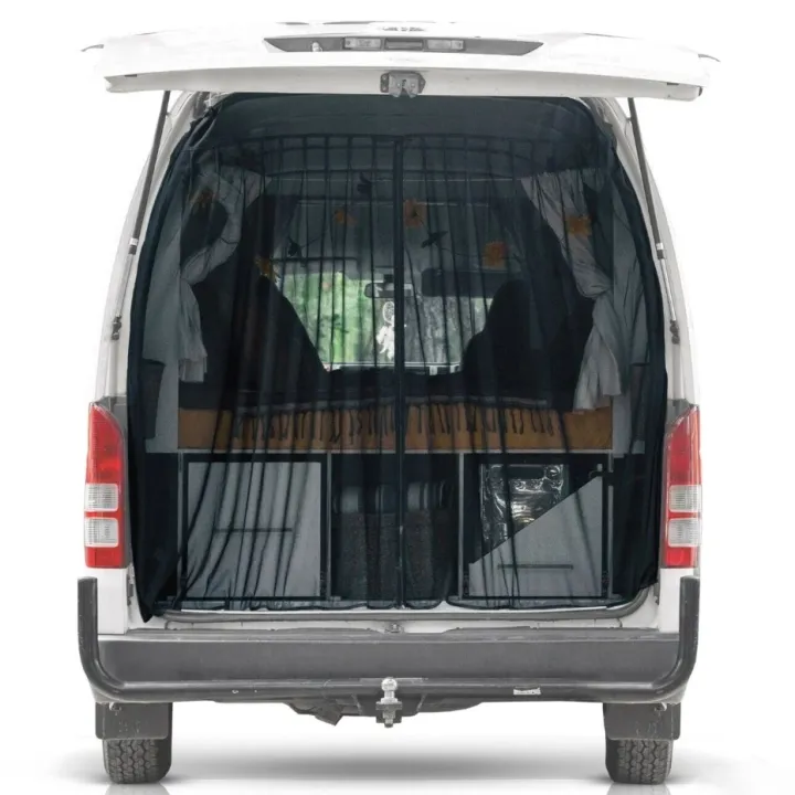 Insect Screen Mosquito/Fly Screens Net For VW T5 T6 Tailgate Barn Door Magnetic Insect Mosquito Fly Screen Net Camper Van