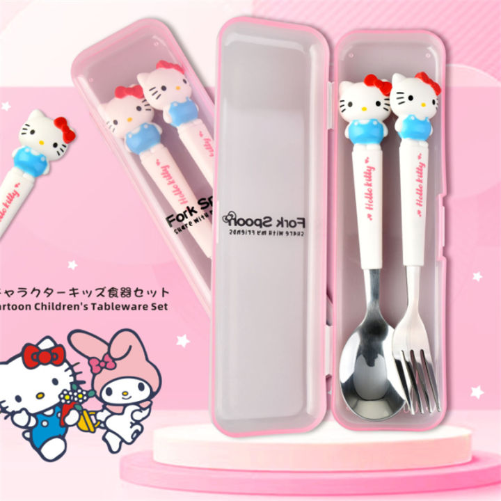 Kawaii%20Fork%20Spoon%20Set%20Cartoon%20Stainless%20Steel%20Tableware%20Cinnamoroll%20Kuromi%20Melody%20Pompompurin%20Pochacco%20Cute%20Lunch%20Spoons%20-%20Image%202